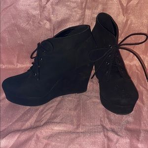 Black Heeled Booties